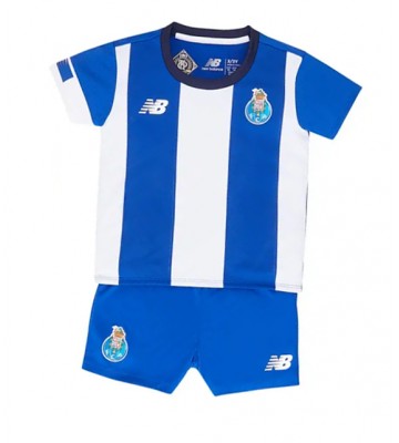 Porto Koszulka Podstawowych Dziecięca 2023-24 Krótki Rękaw (+ Krótkie spodenki)